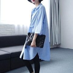 搭配衣服女秋冬微胖连衣裙
