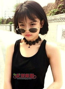 日常波波头的搭配衣服