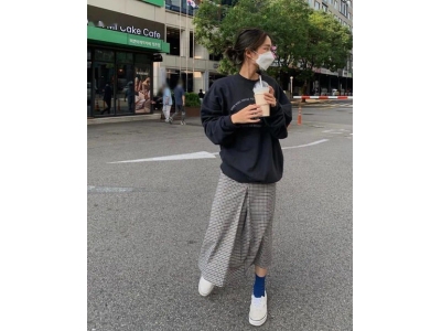 中学生穿的长裙及搭配衣服