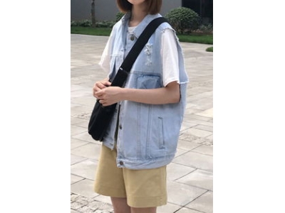马甲衣服搭配学生夏季