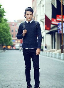秋季暖男搭配衣服