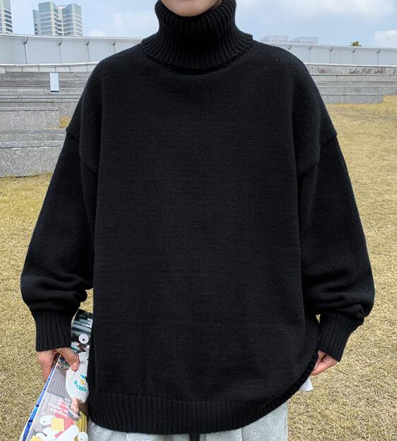 时尚高领衬衫男士(男式高领衫)