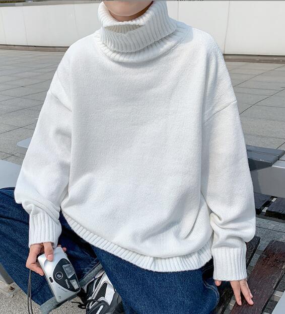 时尚高领衬衫男士(男式高领衫)